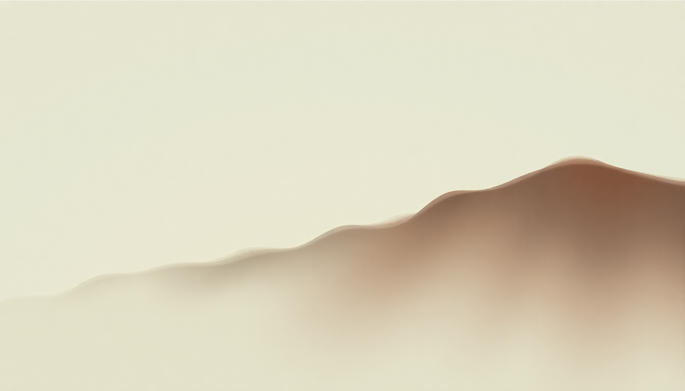 Fan-driven abstract illustration evoking the emotional arc of Montana by Tycho
