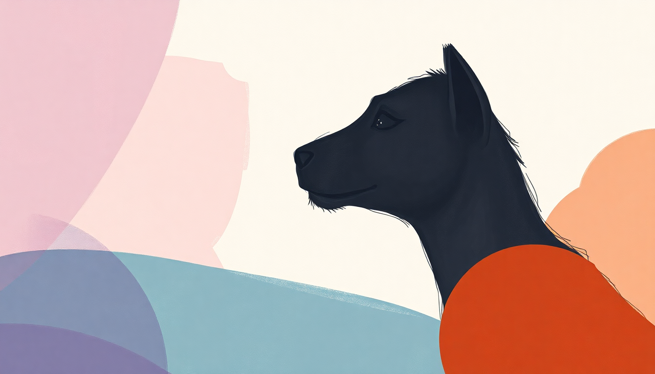Fan-driven abstract illustration evoking the emotional arc of Mooo! by Doja Cat