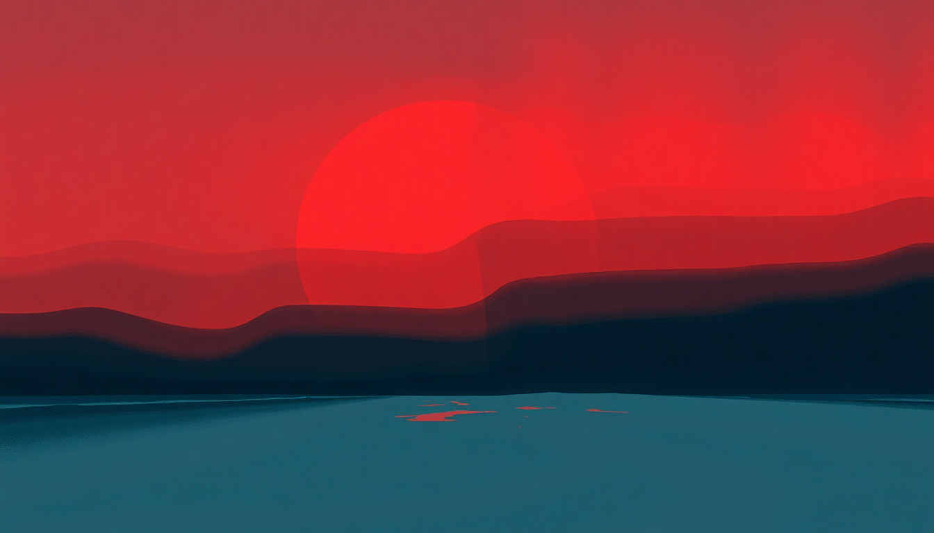 Fan-driven abstract illustration evoking the emotional arc of More Than I Can Stand by Bobby Womack