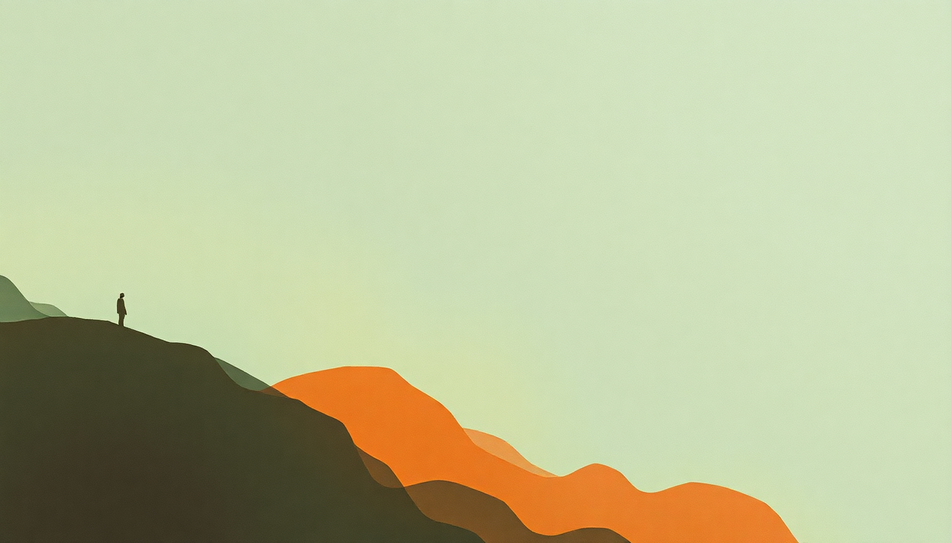 Fan-driven abstract illustration evoking the emotional arc of Morning Elvis by Florence + the Machine