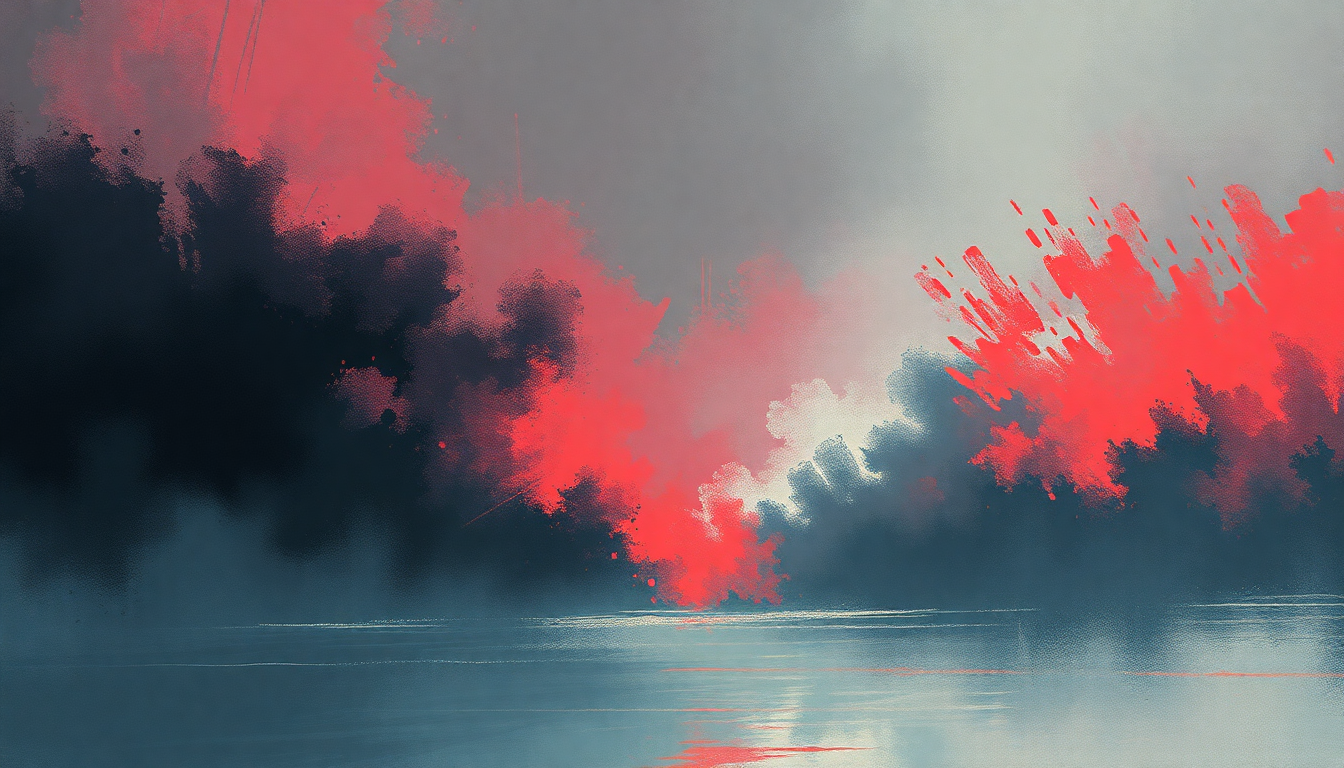 Fan-driven abstract illustration evoking the emotional arc of Motorbreath by Metallica