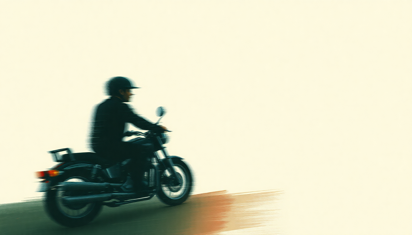 Fan-driven abstract illustration evoking the emotional arc of Motorcycle Drive By by Third Eye Blind