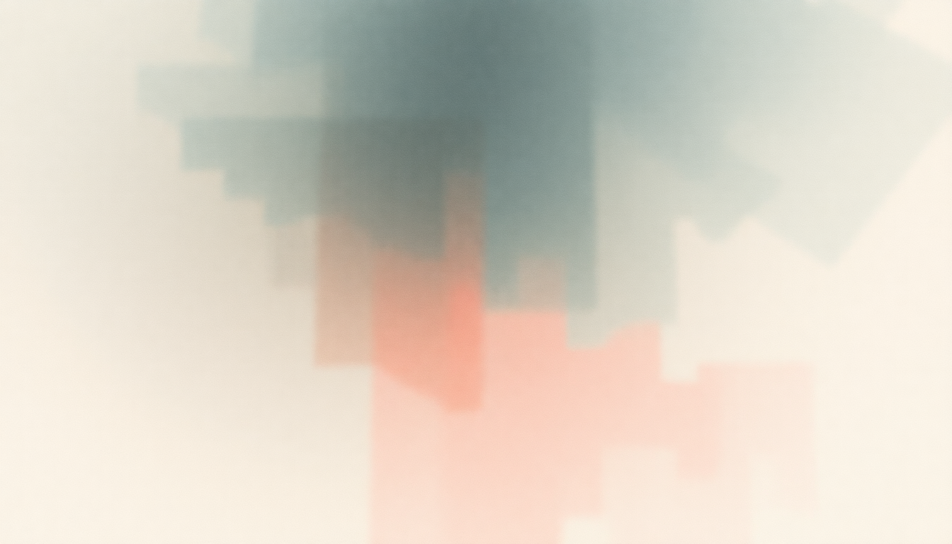 Fan-driven abstract illustration evoking the emotional arc of Mourning Air by Portishead