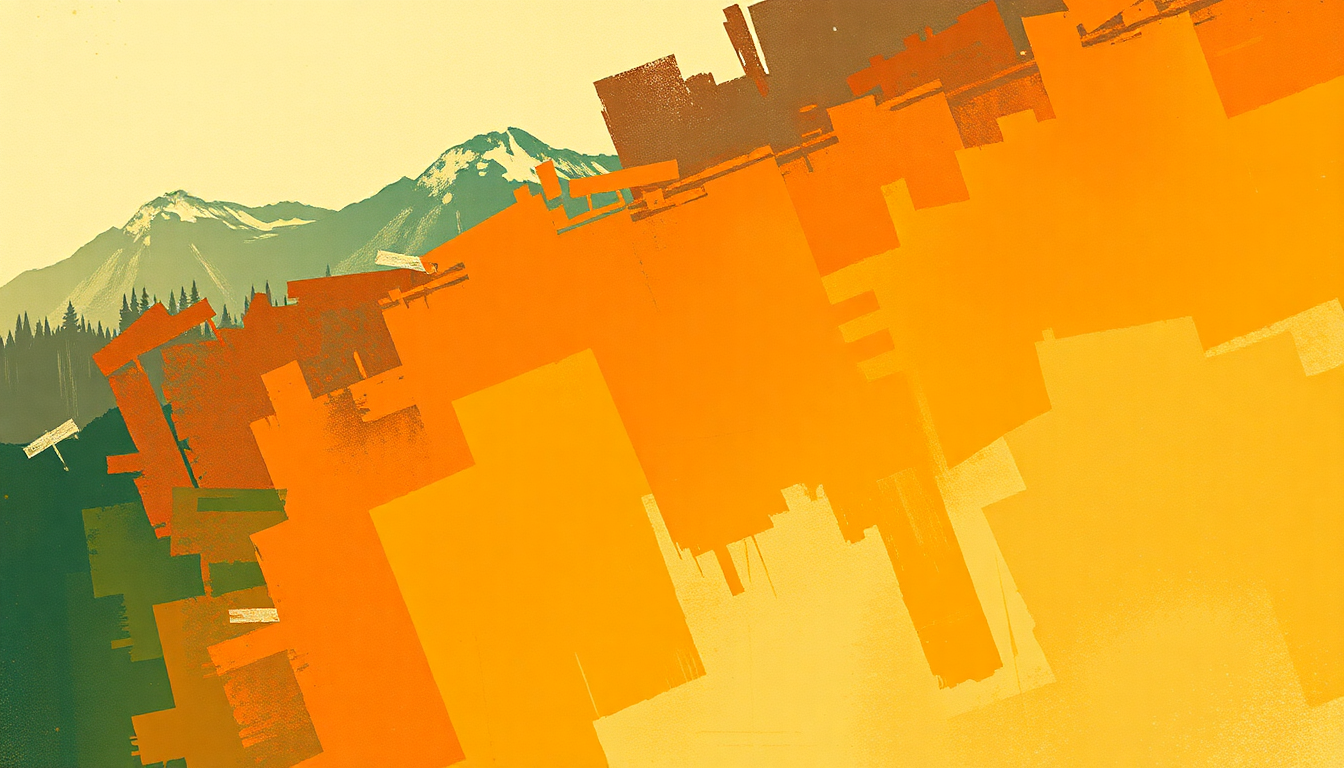 Fan-driven abstract illustration evoking the emotional arc of Move It On Over by Hank Williams