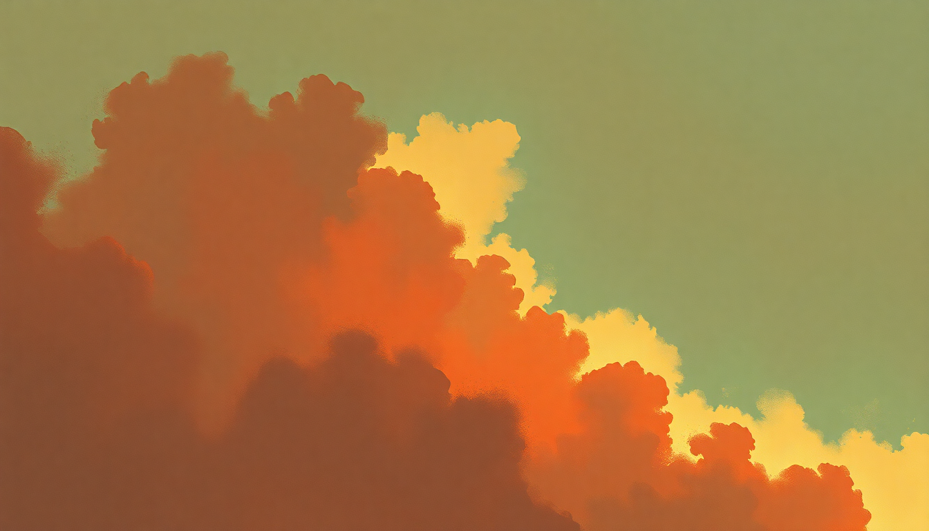 Fan-driven abstract illustration evoking the emotional arc of Move On Up by Curtis Mayfield