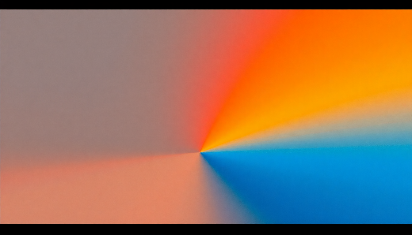 Fan-driven abstract illustration evoking the emotional arc of Mr Blue by Yazoo
