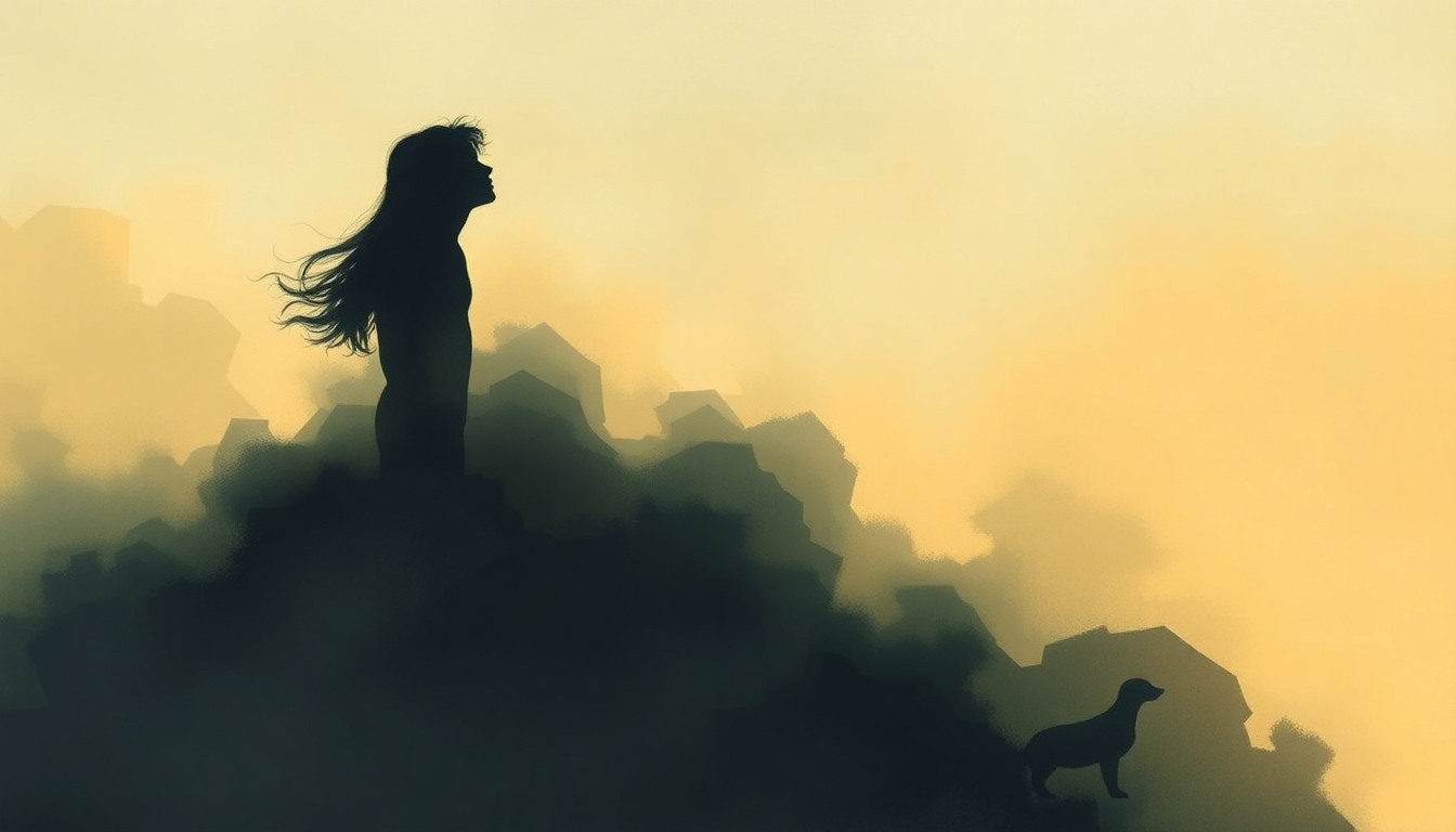 Fan-driven abstract illustration evoking the emotional arc of Mr Magic (Through the Smoke) by Amy Winehouse