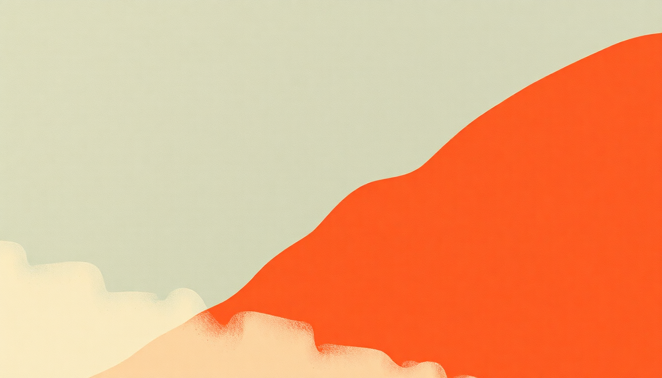 Fan-driven abstract illustration evoking the emotional arc of Mulholland by James Blake