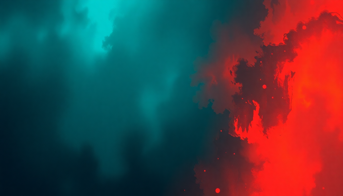 Fan-driven abstract illustration evoking the emotional arc of Munic A by Faust