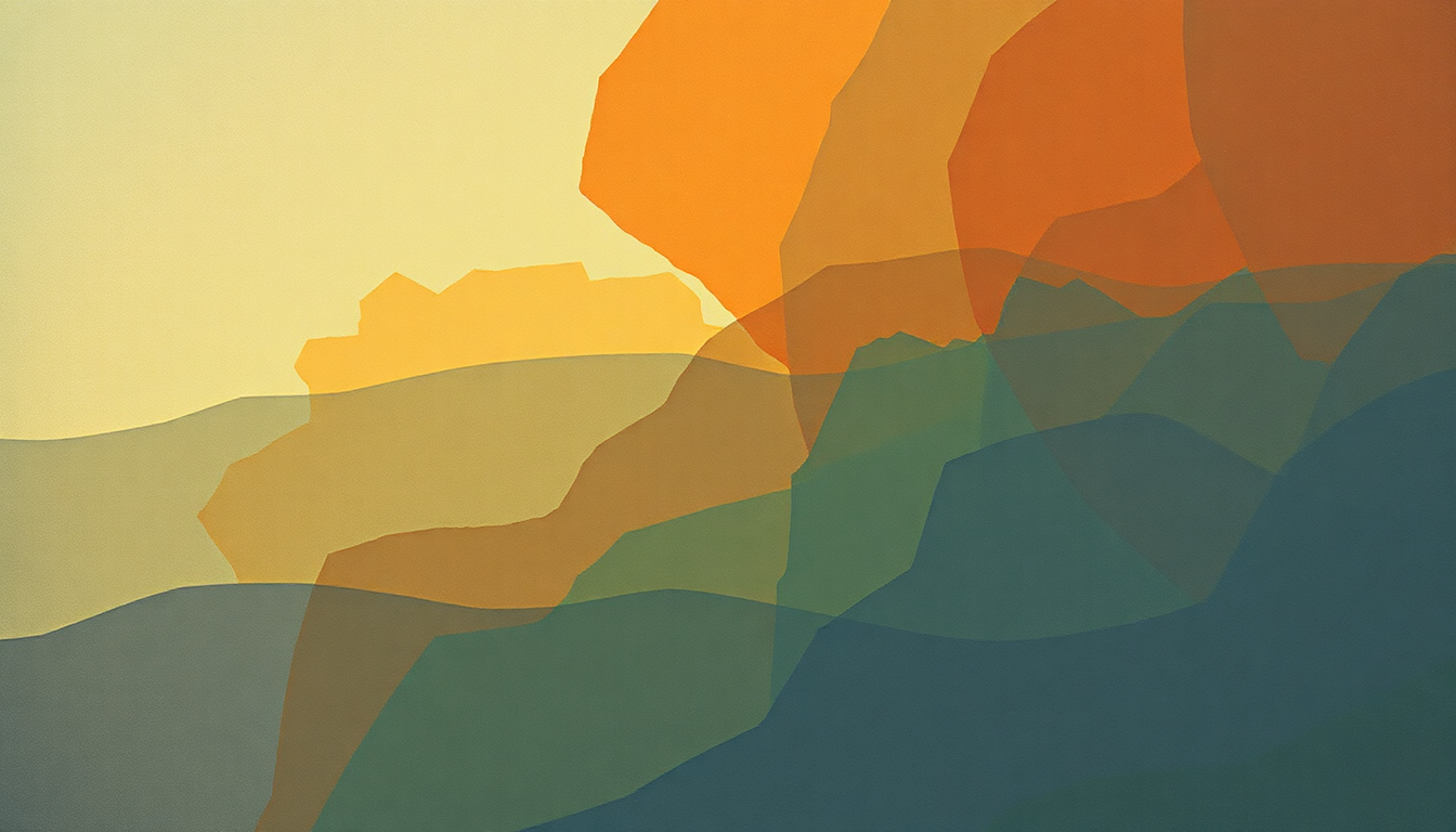 Fan-driven abstract illustration evoking the emotional arc of Murmullo by Buena Vista Social Club