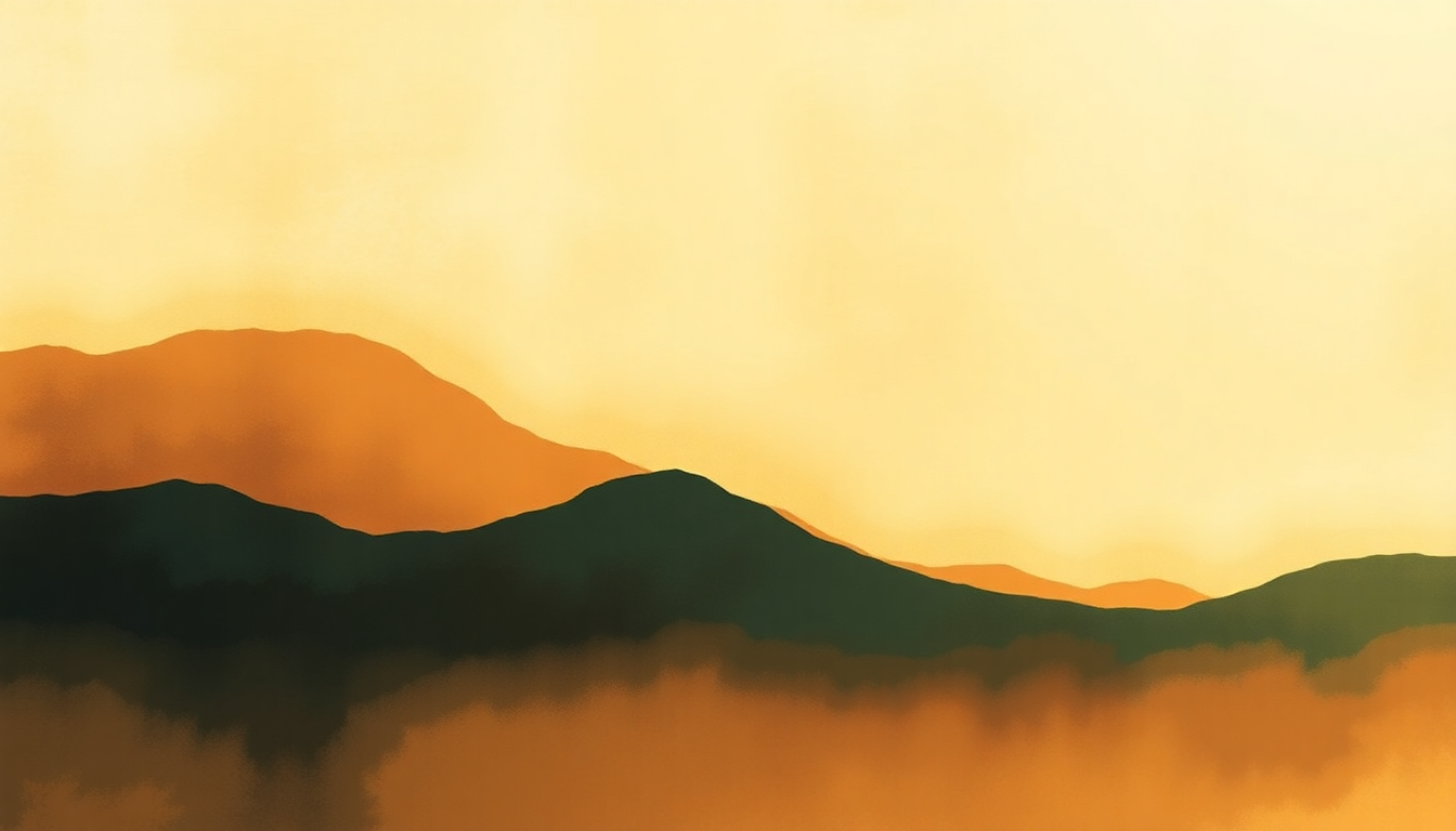 Fan-driven abstract illustration evoking the emotional arc of The Musical Offering by Johann Sebastian Bach