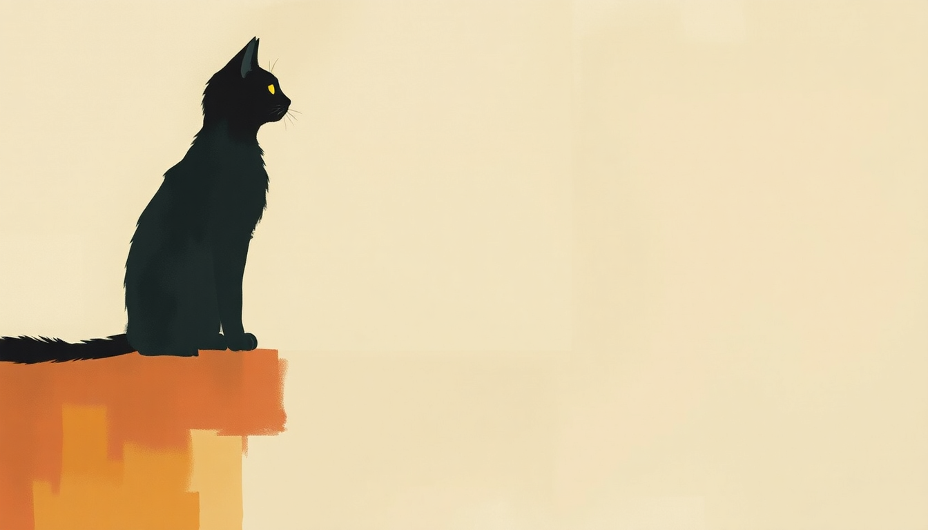 Fan-driven abstract illustration evoking the emotional arc of My Cat's Name Is Maceo by Jane's Addiction