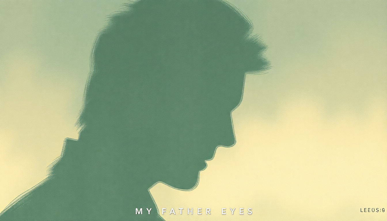 Fan-driven abstract illustration evoking the emotional arc of My Father's Eyes by Eric Clapton