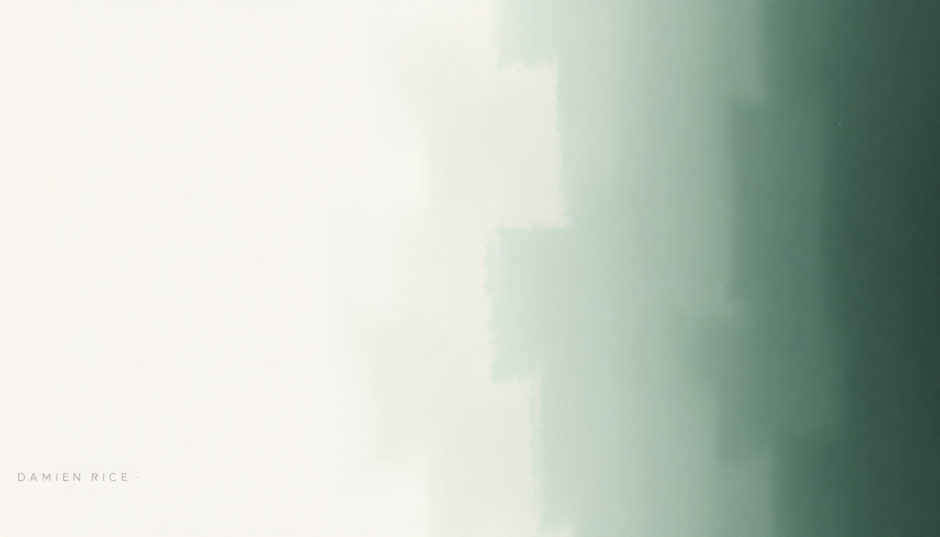 Fan-driven abstract illustration evoking the emotional arc of My Favourite Faded Fantasy by Damien Rice