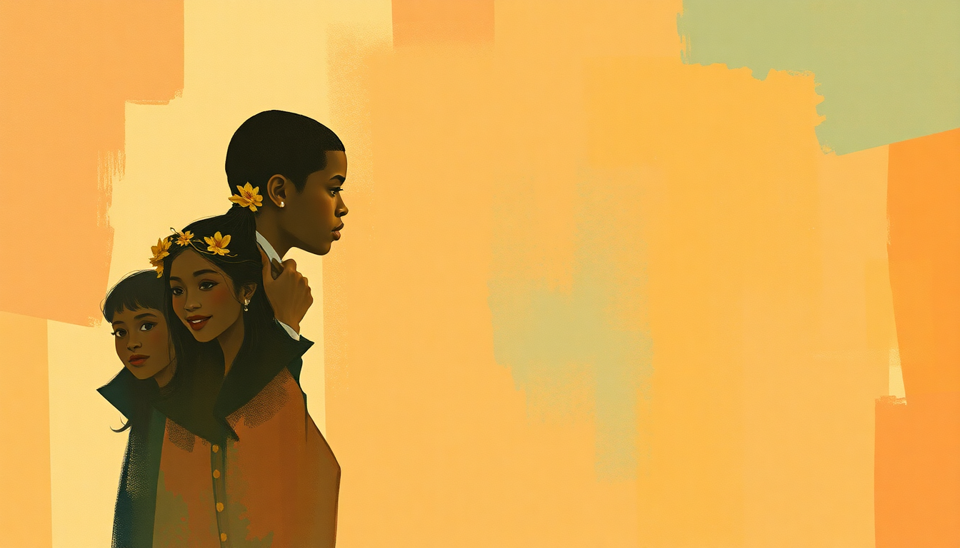 Fan-driven abstract illustration evoking the emotional arc of My Girl by The Temptations