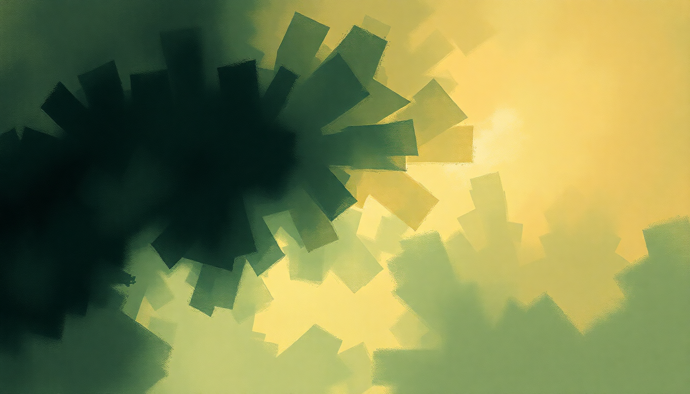 Fan-driven abstract illustration evoking the emotional arc of My Hero by Foo Fighters