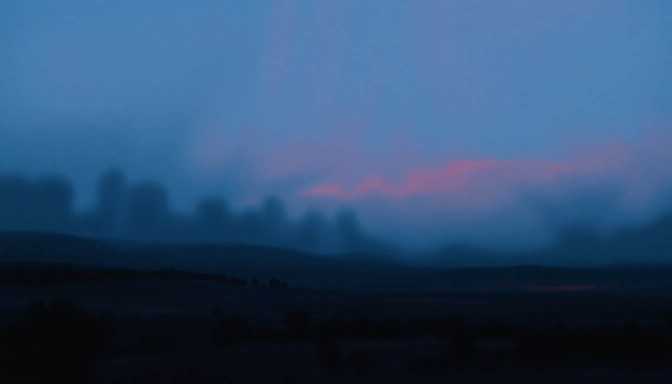 Fan-driven abstract illustration evoking the emotional arc of My Last Days On Earth by Bill Monroe
