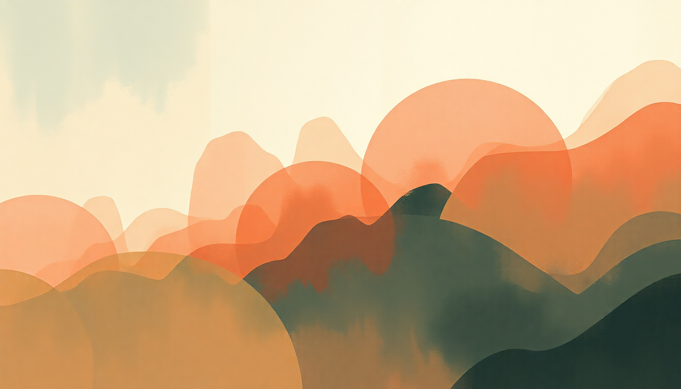 Fan-driven abstract illustration evoking the emotional arc of My Love by Florence + The Machine
