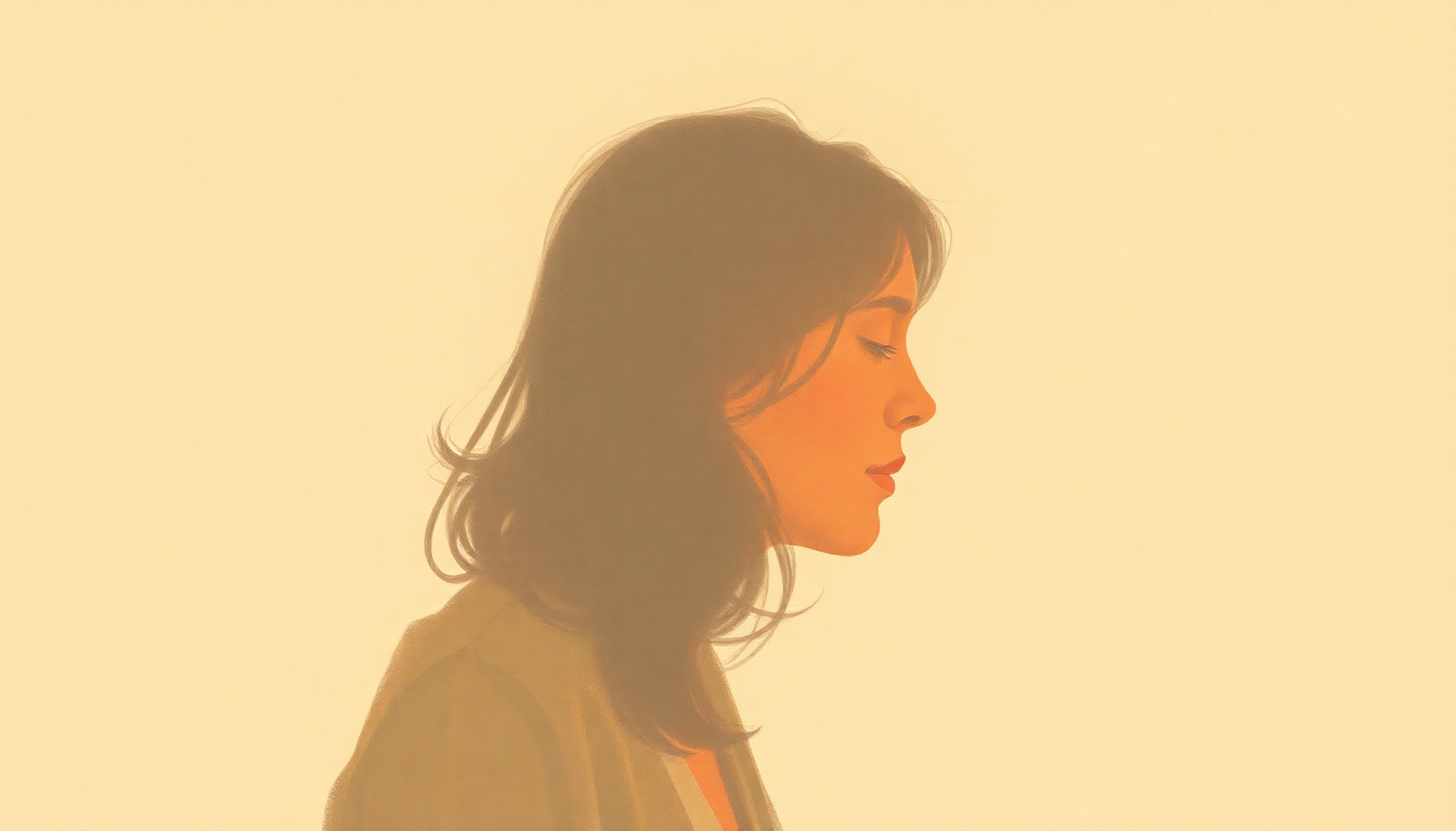 Fan-driven abstract illustration evoking the emotional arc of My Old Man by Joni Mitchell