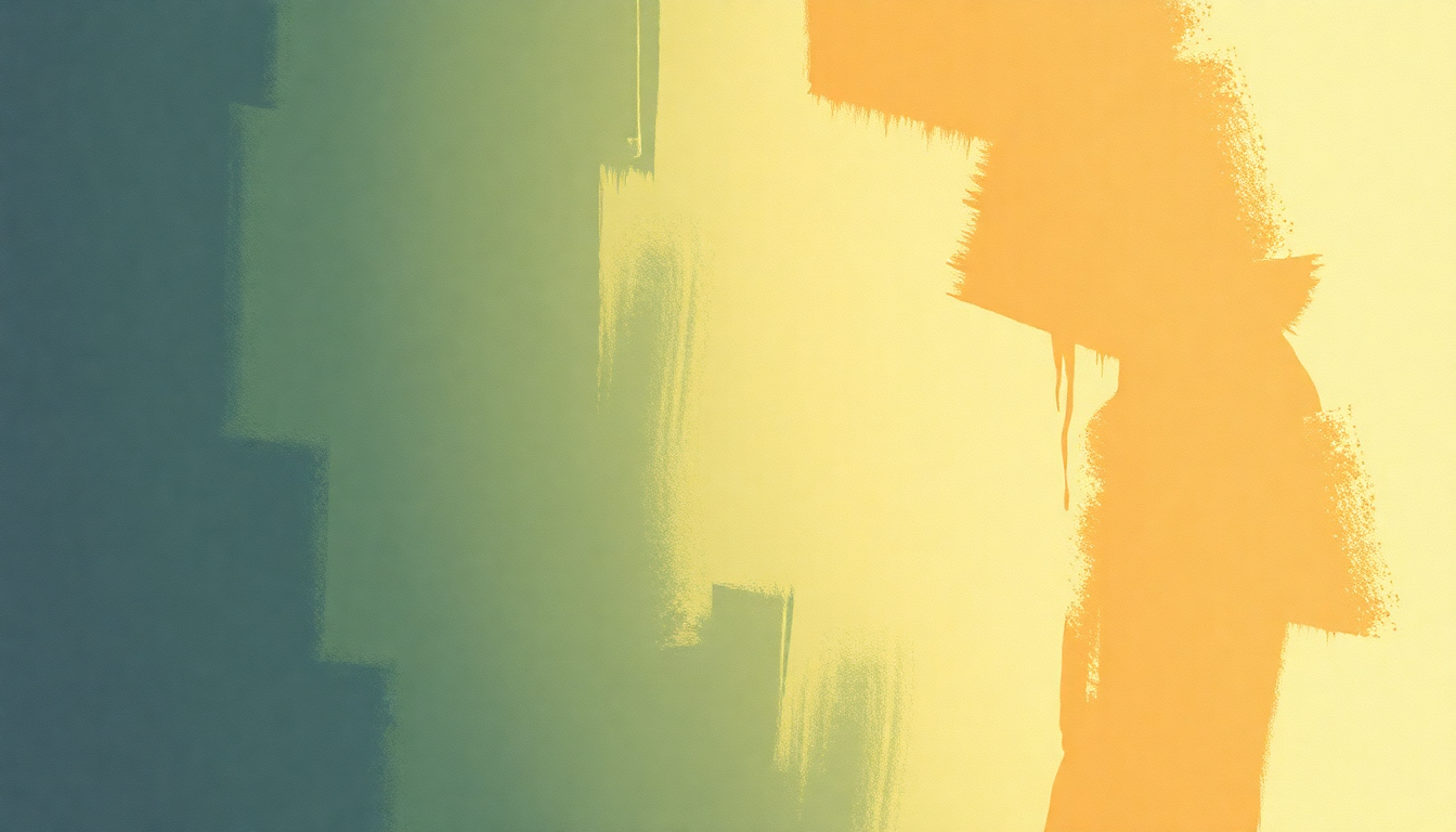 Fan-driven abstract illustration evoking the emotional arc of My Old School by Steely Dan