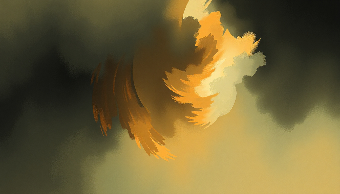 Fan-driven abstract illustration evoking the emotional arc of My Power by Beyoncé