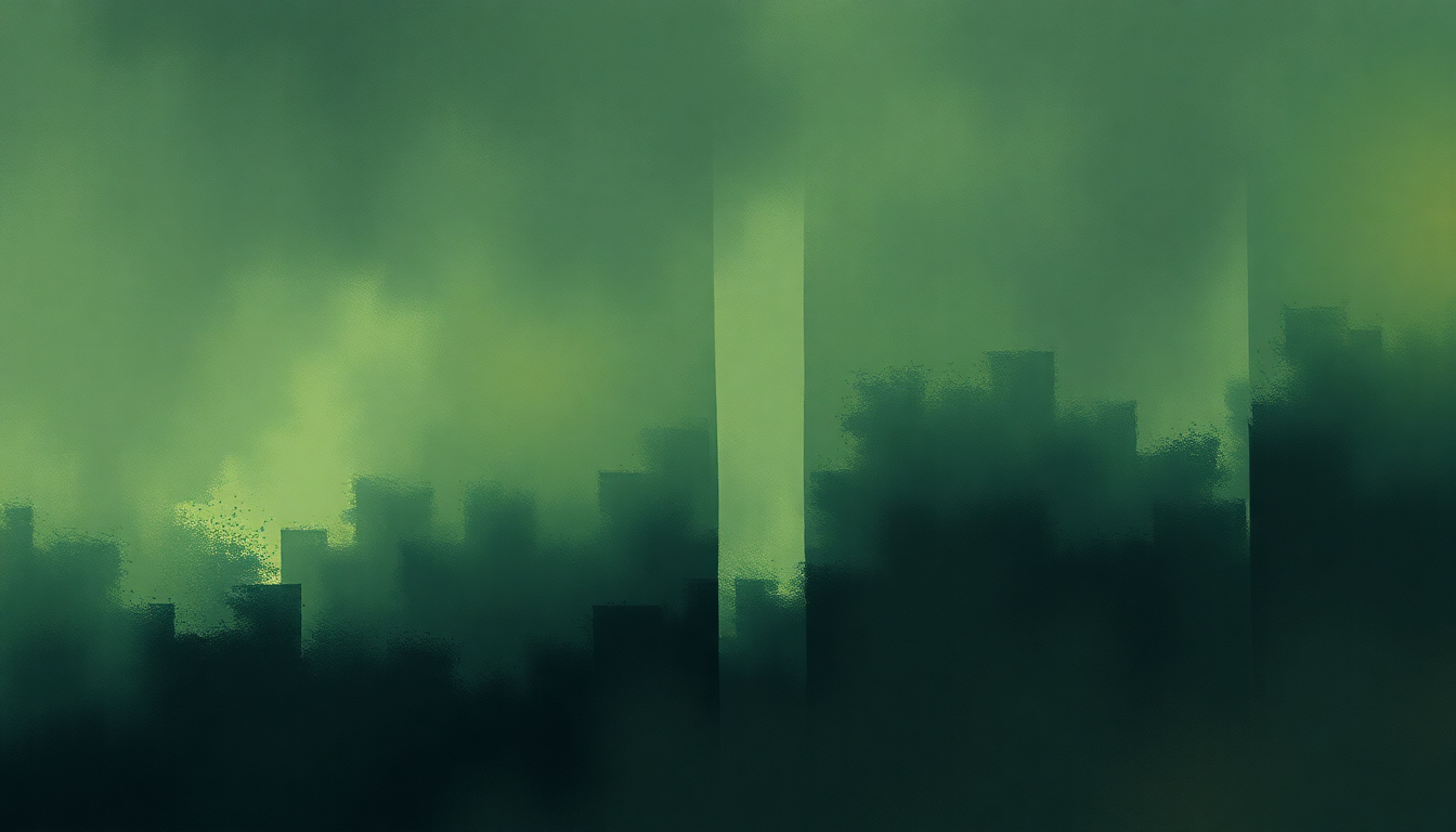 Fan-driven abstract illustration evoking the emotional arc of N.Y. State of Mind by Nas