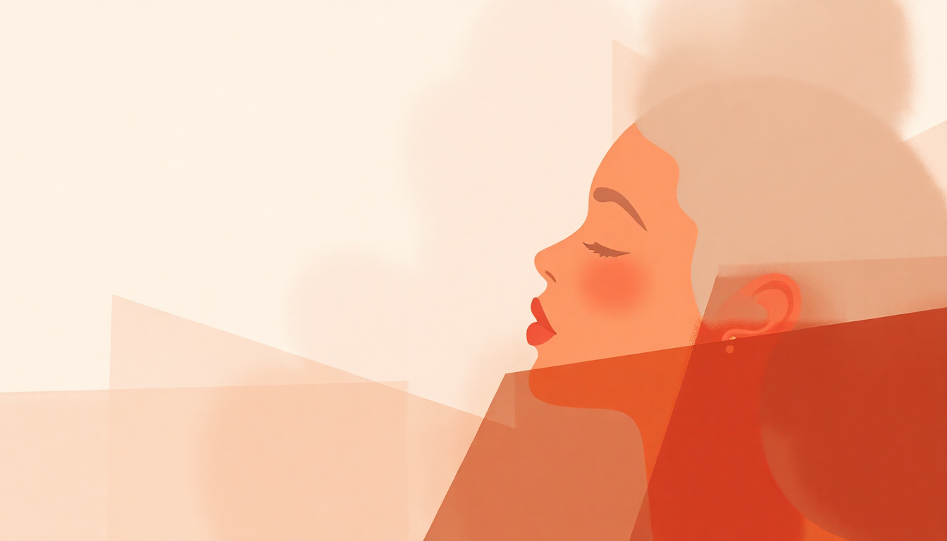 Fan-driven abstract illustration evoking the emotional arc of Naughty Girl by Beyoncé