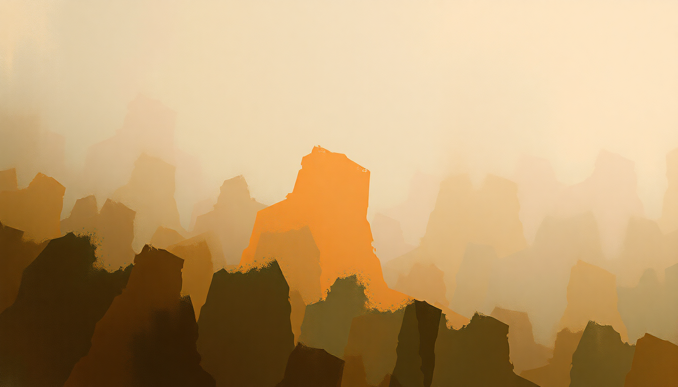 Fan-driven abstract illustration evoking the emotional arc of Ndiaye by Youssou N'Dour