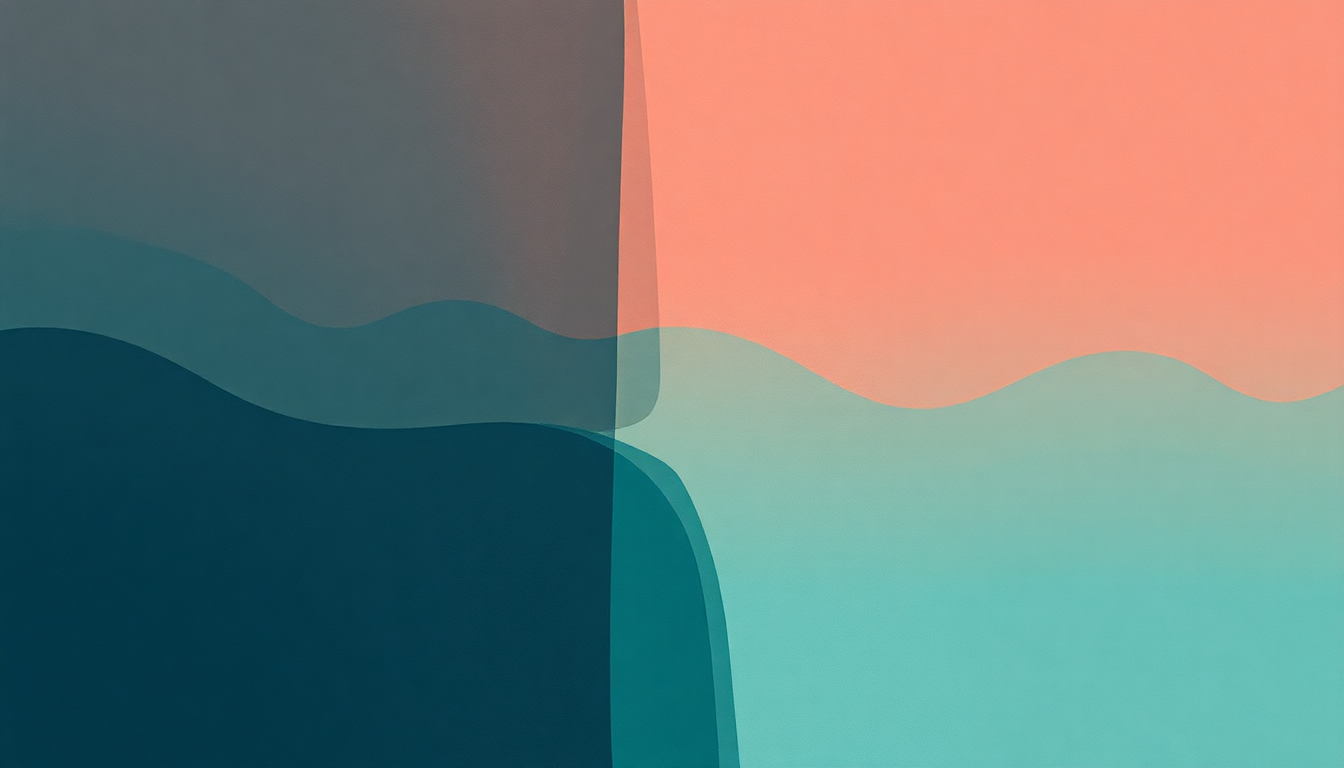 Fan-driven abstract illustration evoking the emotional arc of Near Light by Olafur Arnalds