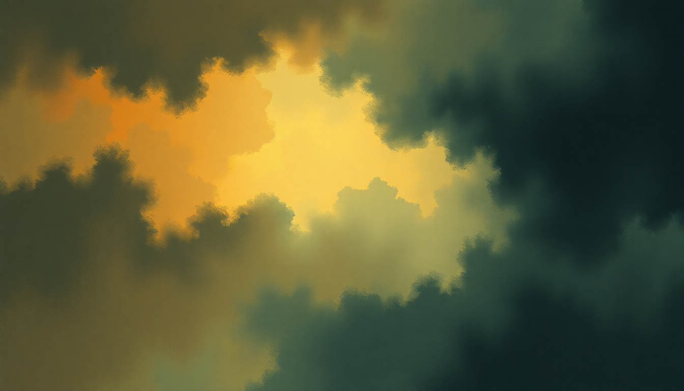 Fan-driven abstract illustration evoking the emotional arc of Nessun Dorma by Andrea Bocelli