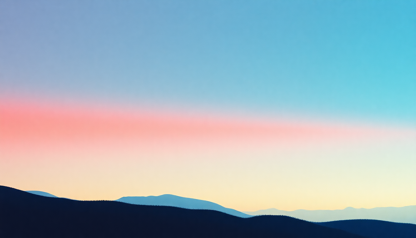 Fan-driven abstract illustration evoking the emotional arc of Neuschnee by Neu!