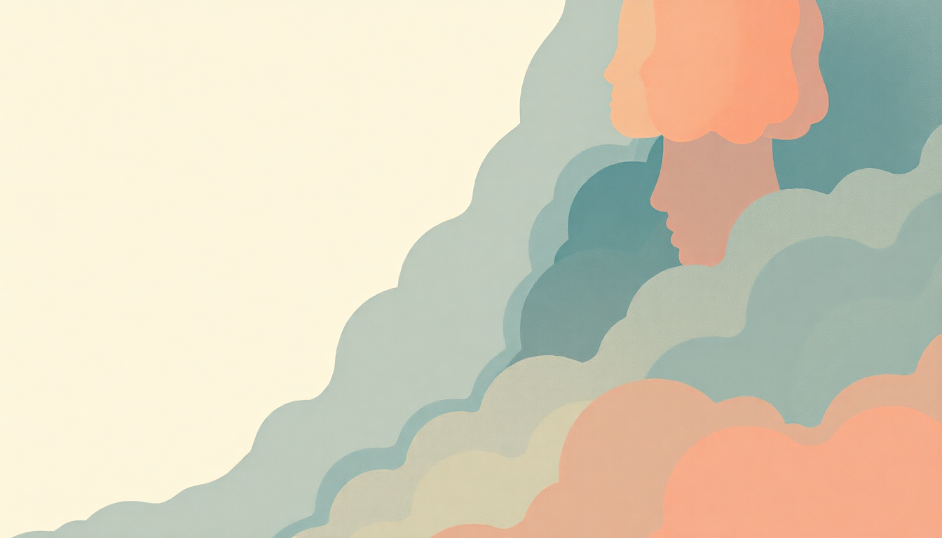 Fan-driven abstract illustration evoking the emotional arc of Never Be Like You by Flume