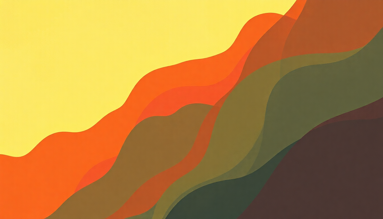 Fan-driven abstract illustration evoking the emotional arc of Never Can Say Goodbye by Isaac Hayes