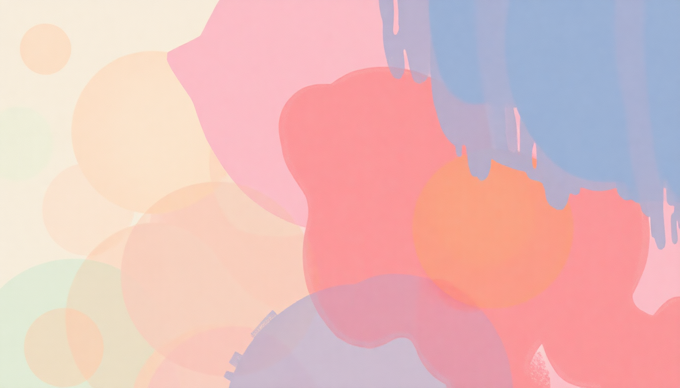 Fan-driven abstract illustration evoking the emotional arc of New Romantics by Taylor Swift