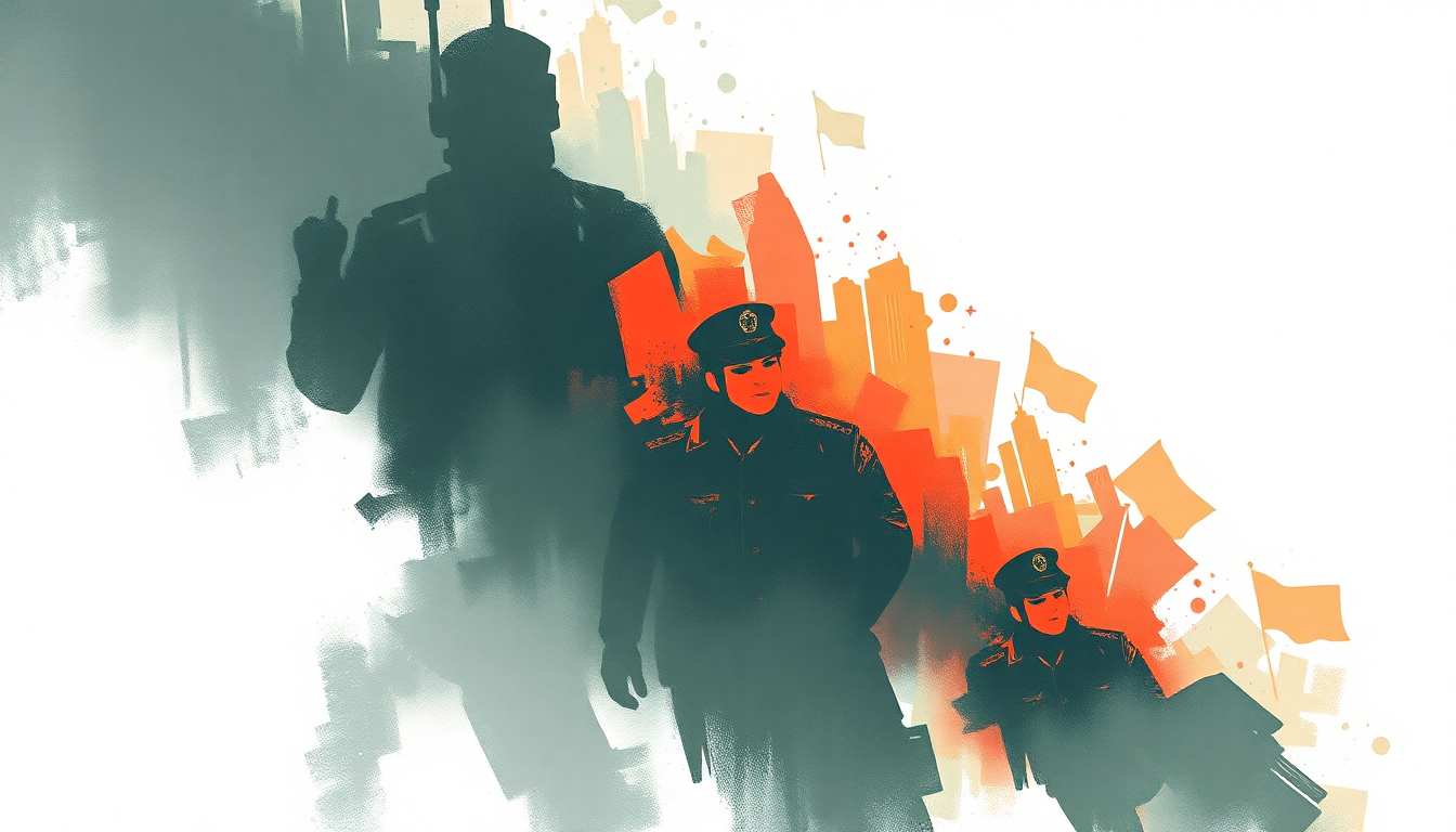 Fan-driven abstract illustration evoking the emotional arc of New York City Cops by The Strokes
