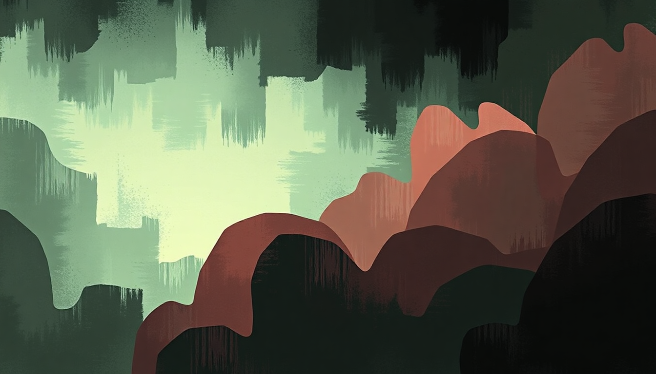 Fan-driven abstract illustration evoking the emotional arc of Night of the Lotus Eaters by Nick Cave & The Bad Seeds