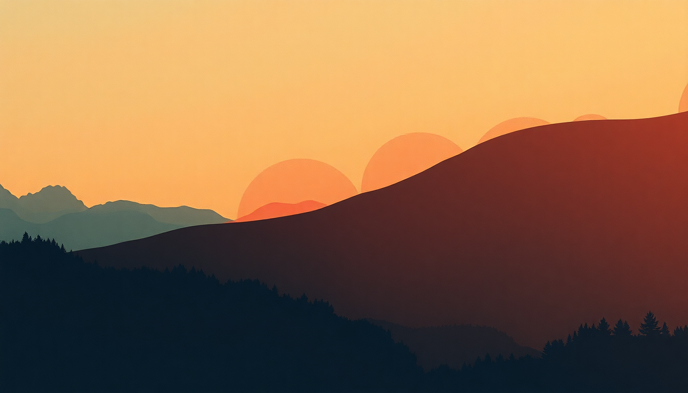 Fan-driven abstract illustration evoking the emotional arc of Nights by Frank Ocean