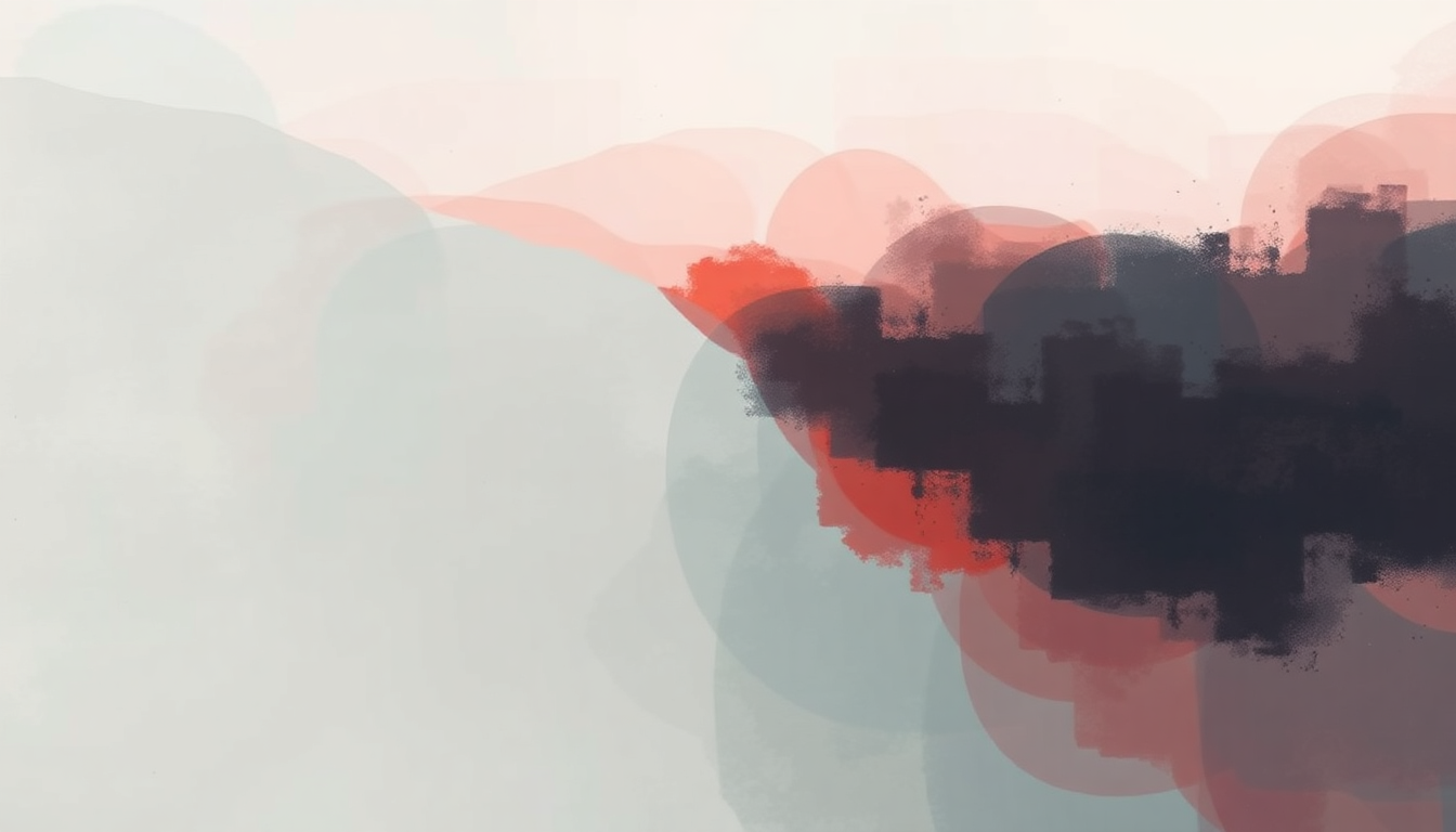 Fan-driven abstract illustration evoking the emotional arc of Nina by Ed Sheeran