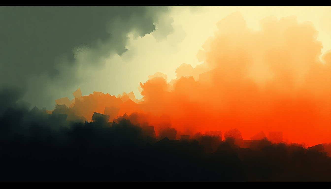 Fan-driven abstract illustration evoking the emotional arc of No Way Back by Foo Fighters