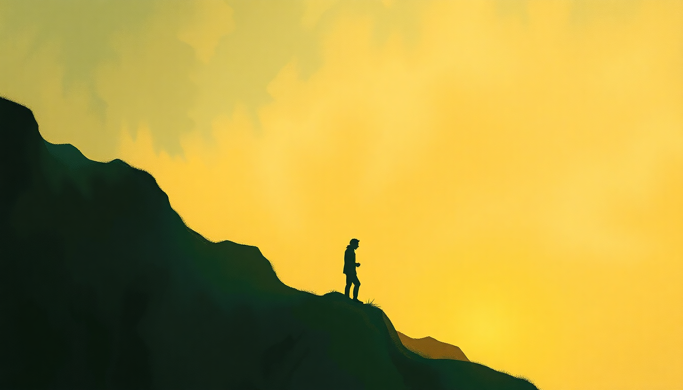Fan-driven abstract illustration evoking the emotional arc of No Woman No Cry by Bob Marley