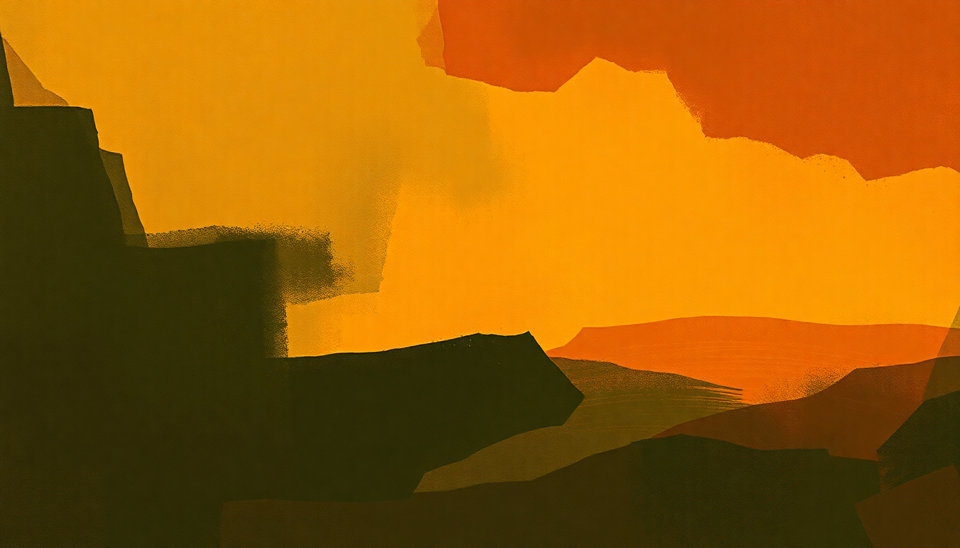 Fan-driven abstract illustration evoking the emotional arc of Nomathemba by Miriam Makeba