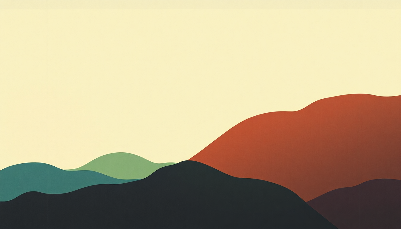 Fan-driven abstract illustration evoking the emotional arc of Not in Love We're Just High by Unknown Mortal Orchestra