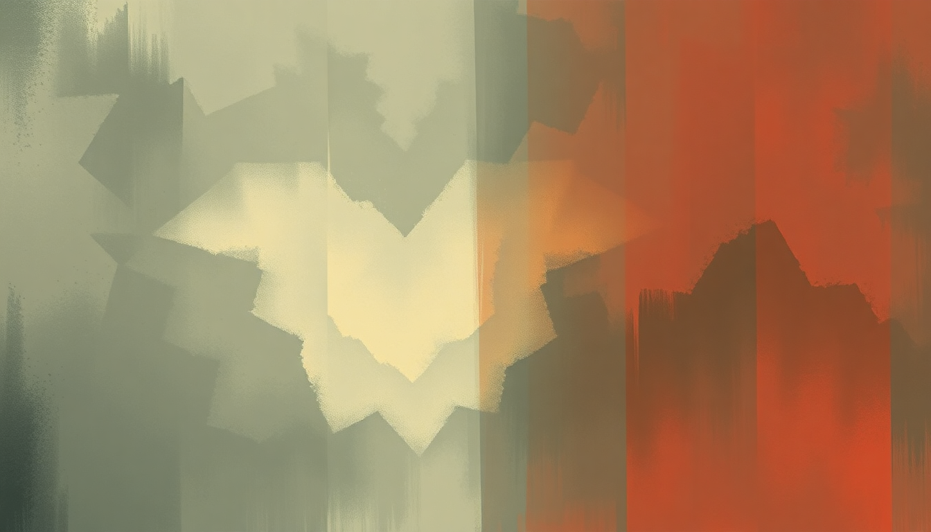 Fan-driven abstract illustration evoking the emotional arc of Now That We're Dead by Metallica