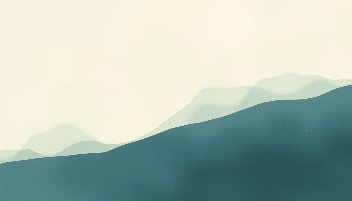 Fan-driven abstract illustration evoking the emotional arc of Number 1 by Goldfrapp