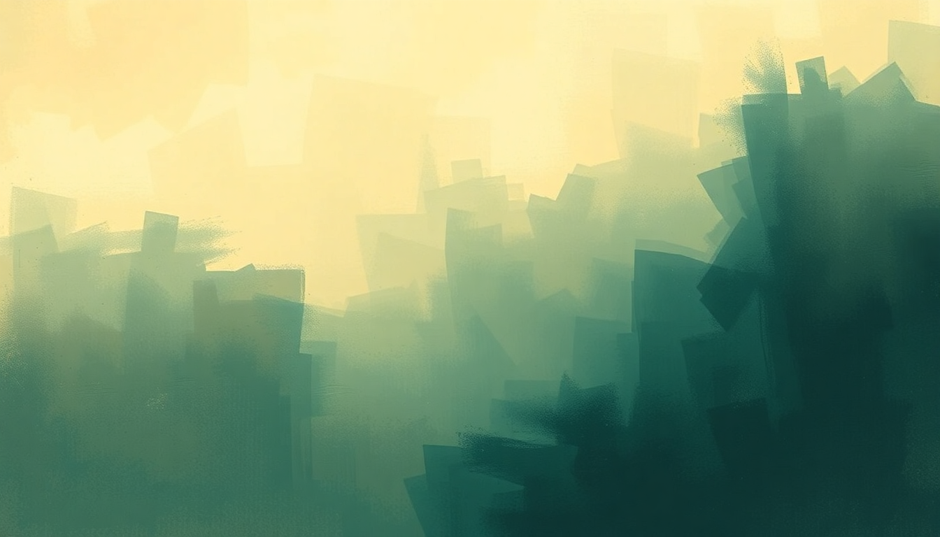 Fan-driven abstract illustration evoking the emotional arc of O Grande Amor by Stan Getz