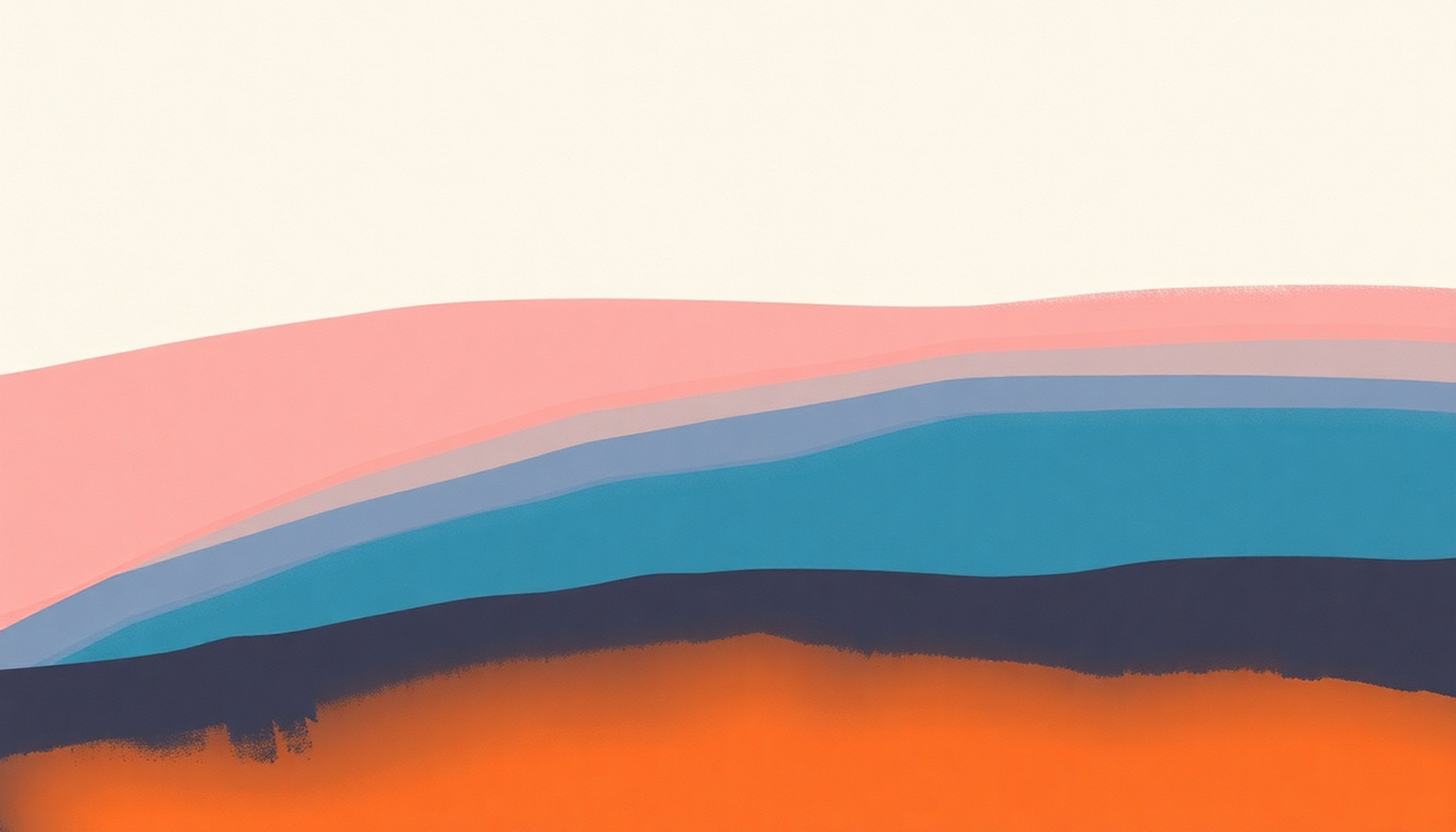 Fan-driven abstract illustration evoking the emotional arc of Obvs by Jamie xx