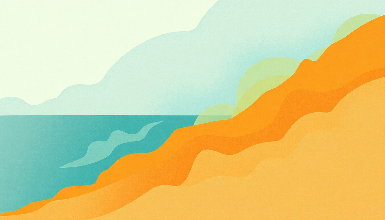 Fan-driven abstract illustration evoking the emotional arc of Ocean Breathes Salty by Modest Mouse