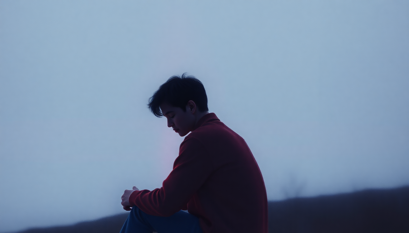 Fan-driven abstract illustration evoking the emotional arc of Ode to Boy by Yazoo
