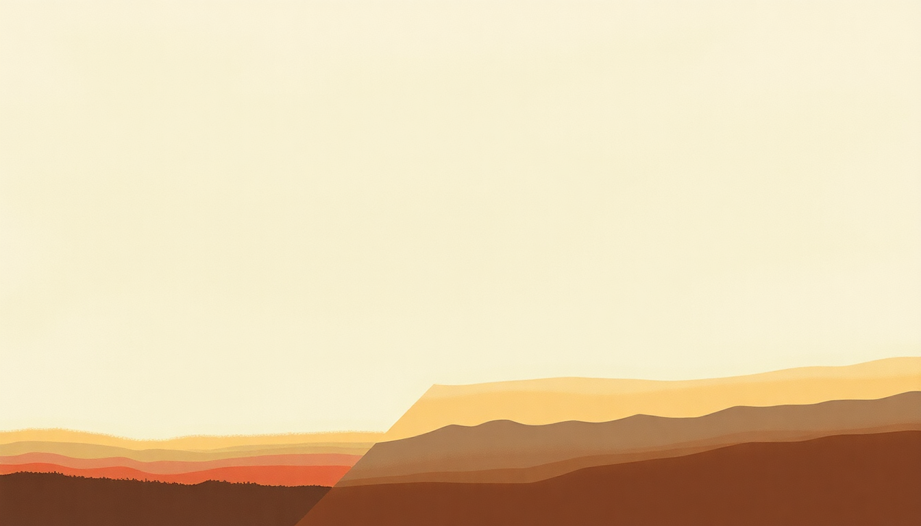 Fan-driven abstract illustration evoking the emotional arc of Of Up and Coming Monarchs by Pedro the Lion