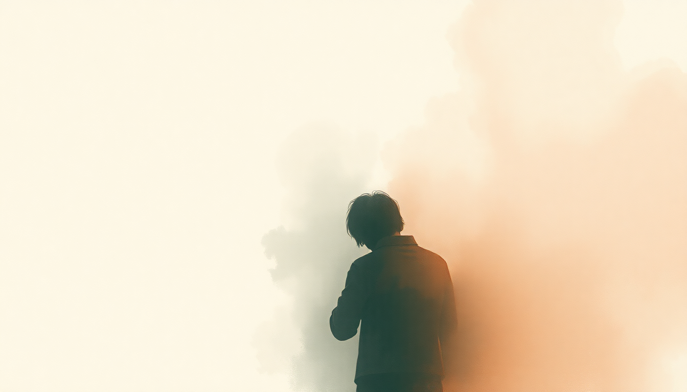 Fan-driven abstract illustration evoking the emotional arc of Oh My Heart by R.E.M.